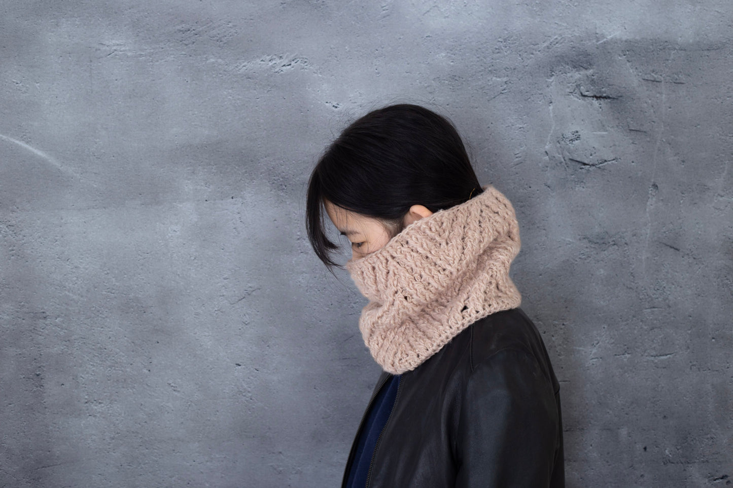 "Herringbone Cowl" Crochet Pattern