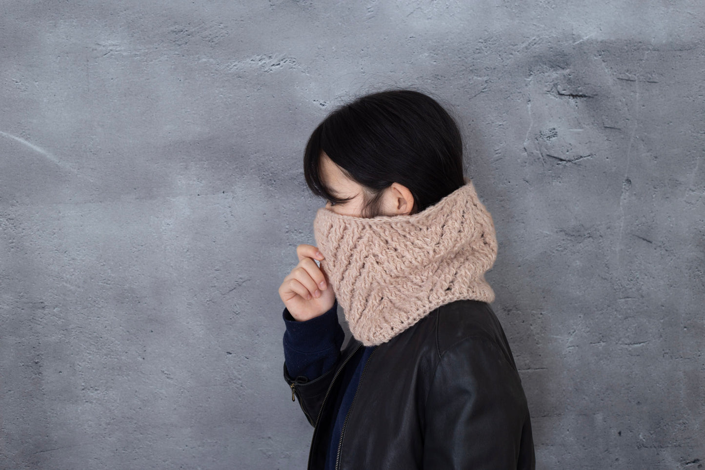 "Herringbone Cowl" Crochet Pattern