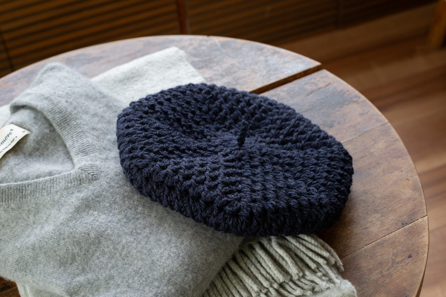 "Sept Beret" Crochet Pattern