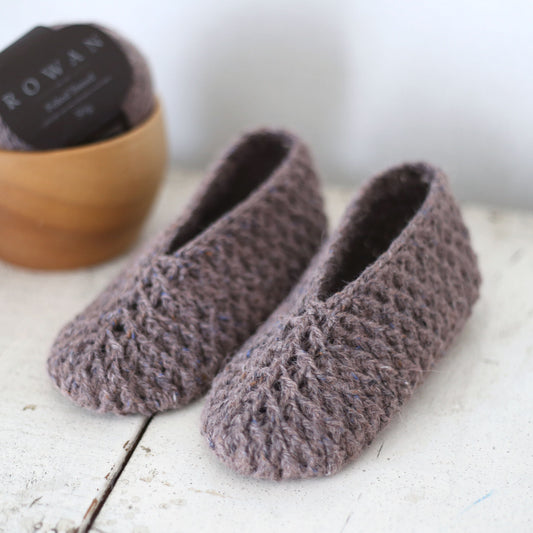 "Matching Slippers" Crochet Pattern